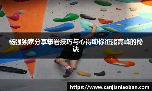 杨强独家分享攀岩技巧与心得助你征服高峰的秘诀